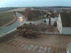 Vjezd do obce ze severu