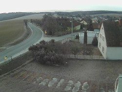 Vjezd do obce ze severu