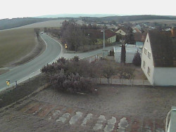 Vjezd do obce ze severu