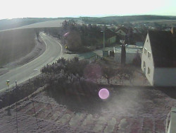 Vjezd do obce ze severu