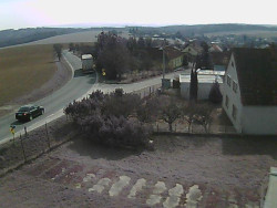 Vjezd do obce ze severu