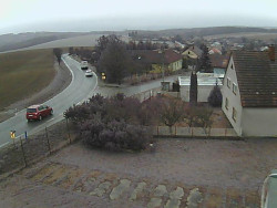 Vjezd do obce ze severu