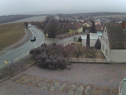 Vjezd do obce ze severu