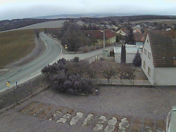 Vjezd do obce ze severu