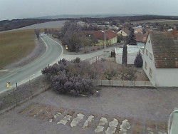 Vjezd do obce ze severu