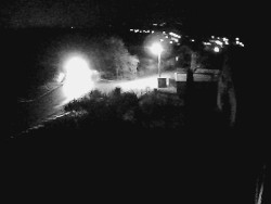 Vjezd do obce ze severu