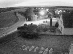 Vjezd do obce ze severu