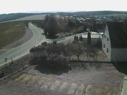 Vjezd do obce ze severu