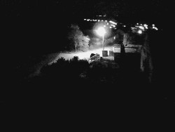 Vjezd do obce ze severu