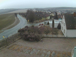 Vjezd do obce ze severu