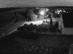 Vjezd do obce ze severu