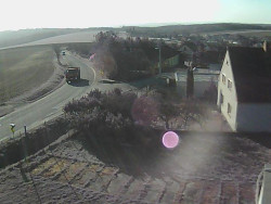 Vjezd do obce ze severu