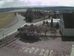 Vjezd do obce ze severu