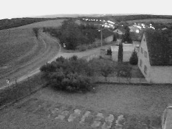 Vjezd do obce ze severu