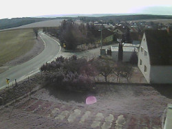 Vjezd do obce ze severu