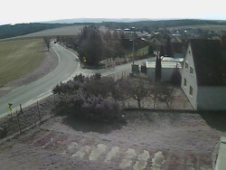 Vjezd do obce ze severu