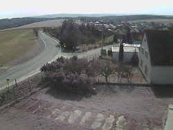 Vjezd do obce ze severu