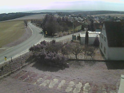 Vjezd do obce ze severu