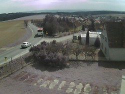 Vjezd do obce ze severu