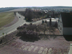 Vjezd do obce ze severu