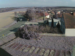 Vjezd do obce ze severu