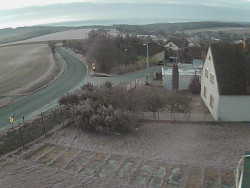 Vjezd do obce ze severu