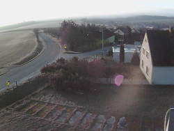 Vjezd do obce ze severu