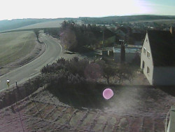 Vjezd do obce ze severu