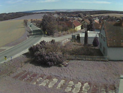 Vjezd do obce ze severu