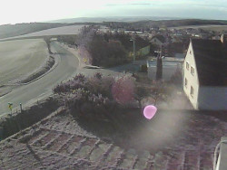 Vjezd do obce ze severu