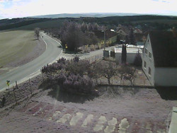 Vjezd do obce ze severu