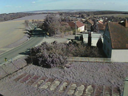 Vjezd do obce ze severu