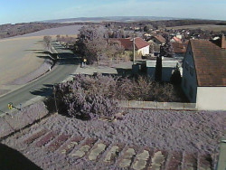 Vjezd do obce ze severu