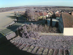 Vjezd do obce ze severu