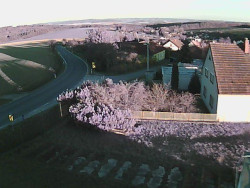 Vjezd do obce ze severu