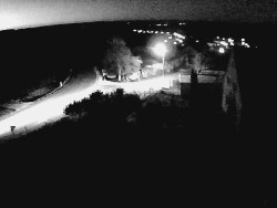 Vjezd do obce ze severu