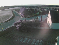 Vjezd do obce ze severu