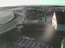 Vjezd do obce ze severu