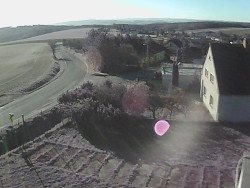 Vjezd do obce ze severu