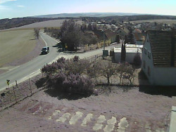 Vjezd do obce ze severu