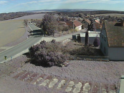 Vjezd do obce ze severu