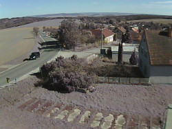 Vjezd do obce ze severu