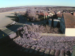 Vjezd do obce ze severu