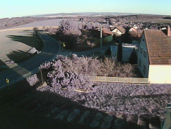 Vjezd do obce ze severu