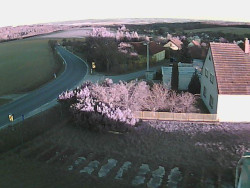 Vjezd do obce ze severu