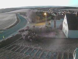 Vjezd do obce ze severu