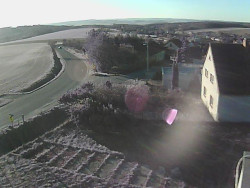 Vjezd do obce ze severu