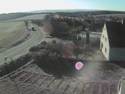 Vjezd do obce ze severu