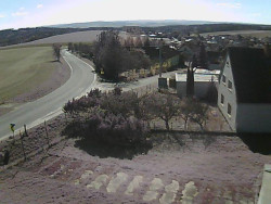 Vjezd do obce ze severu