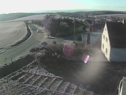 Vjezd do obce ze severu